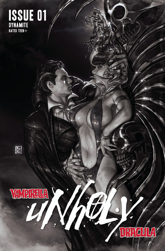 Vampirella Dracula Unholy #1 J 1:20 KyuYong Eom B&W Variant (12/15/2021) Dynamite