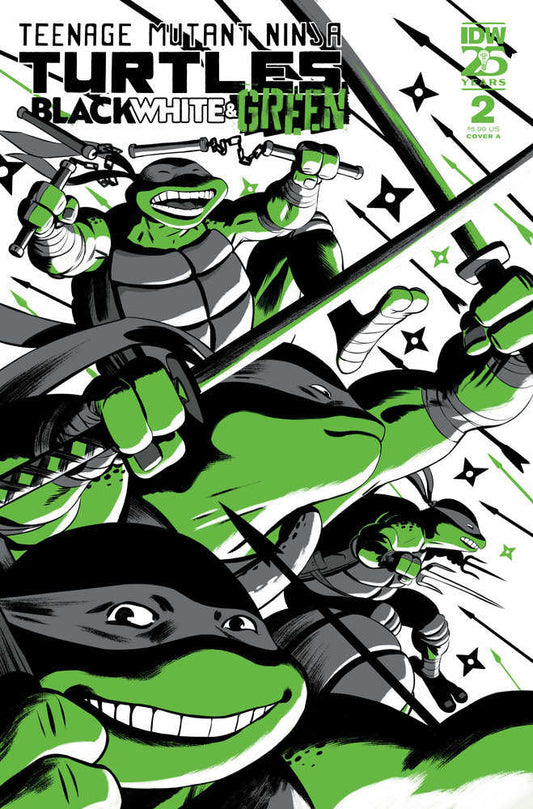 Teenage Mutant Ninja Turtles: Black, White & Green (2024) #2