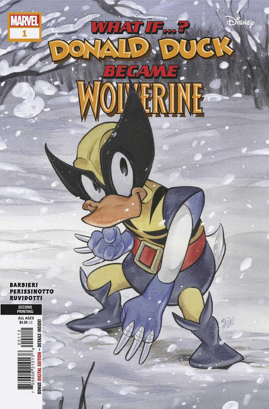 Marvel & Disney: What If...? Donald Duck Became Wolverine (2024) #1 Second Printing