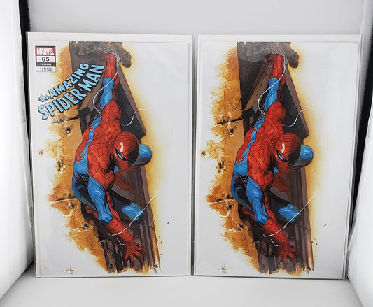 Amazing Spider-Man #65 (Set) Gabrielle Dell'Otto Megacon Exclusive Virgin & Trade w/COA