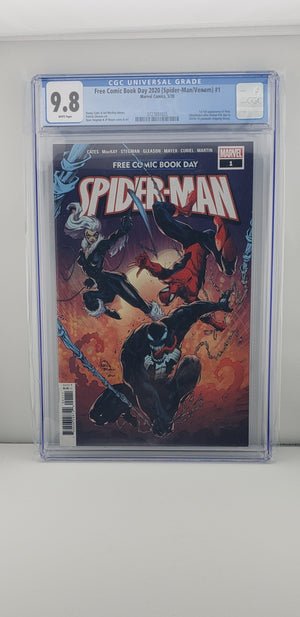 Free Comic Book Day 2020 (Spider-Man/Venom) #1 CGC 9.8 WP 1st app Virus (Full)