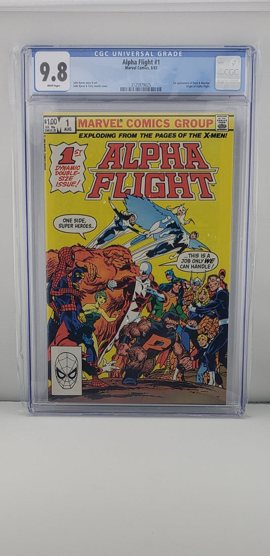 Alpha Flight #1 CGC 9.8 Origin Story