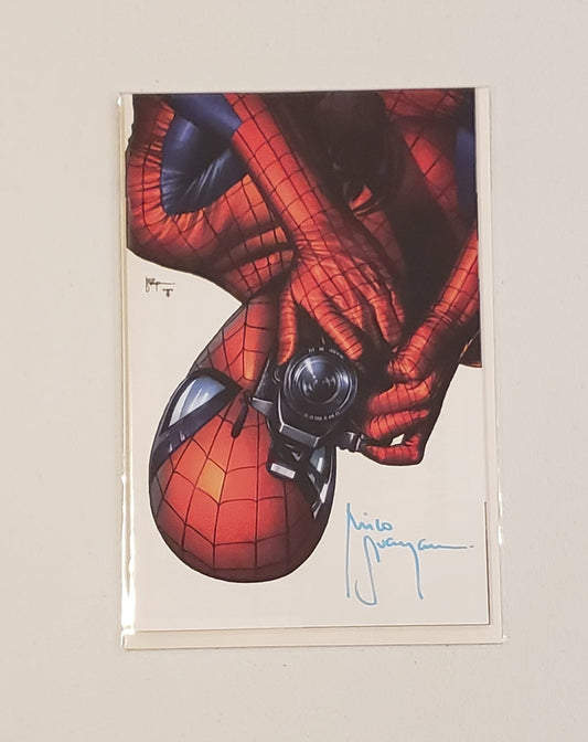 Amazing Spider-Man #1 C2E2 Exclusive Color Virgin "Secret Drop" Signed by Mico Suayan LTD 500 w/COA
