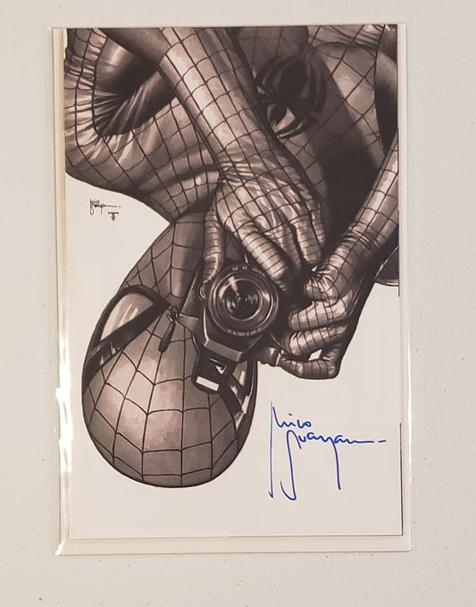 Amazing Spider-Man #1 C2E2 B&W Variant Virgin (Secret Drop) Signed by Mico Suayan LTD 300 w/COA