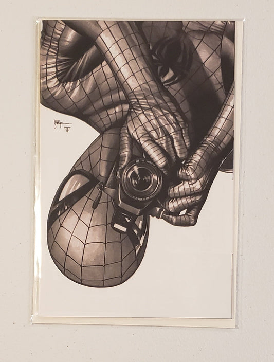 Amazing Spider-Man #1 C2E2 B&W Variant Virgin (Secret Drop) Cover by Mico Suayan LTD 300