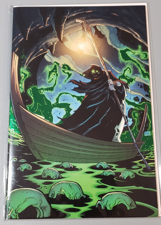 Don't Pay The Ferryman #1 Green Embossed Edition | Ryan G. Browne w/COA