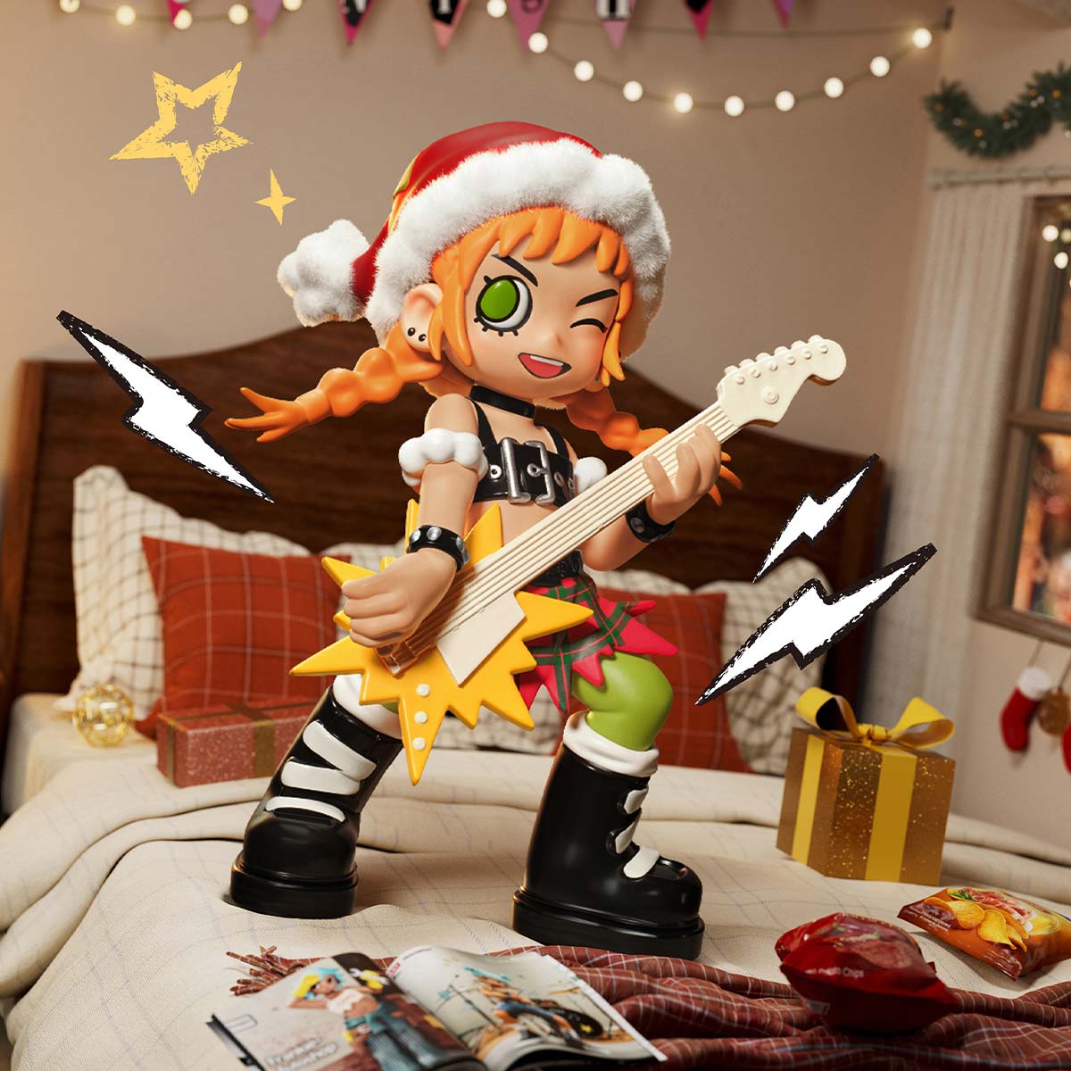 Lil Peach Riot Holiday Mixtape Series Figures Blind Box