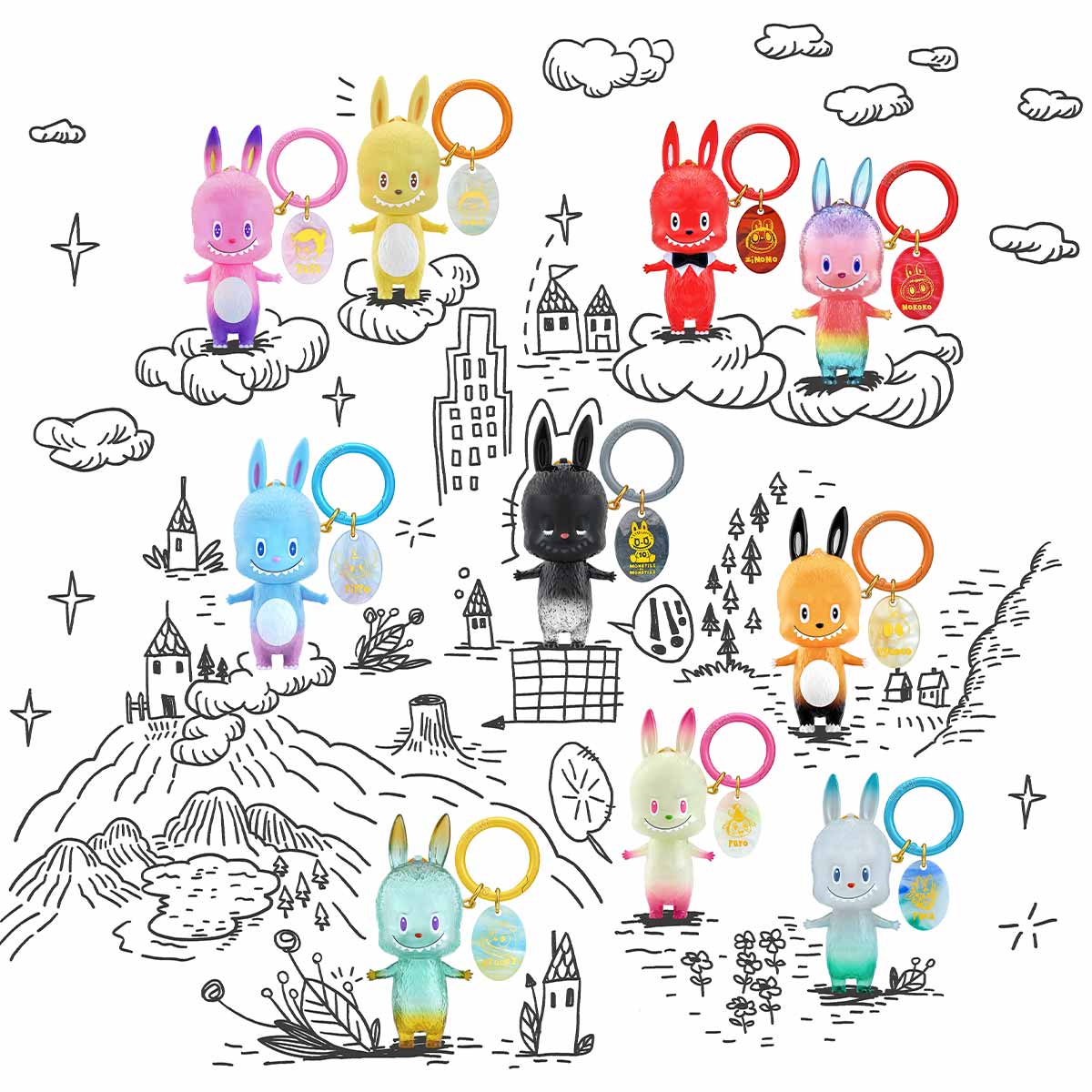 THE MONSTERS 10th Anniversary Series Figures Blind Box