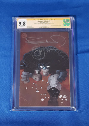 Absolute Batman #1: CGC 9.8 NYCC Foil E • Miller/Snyder Signed