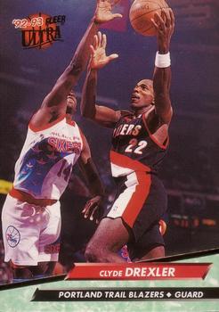 1992-93 Fleer Ultra Clyde Drexler #149 Portland Trail Blazers
