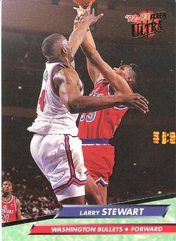 1992-93 Fleer Ultra Larry Stewart #191 Washington Bullets