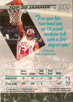 1992-93 Fleer Ultra Horace Grant JS #219 Chicago Bulls