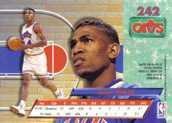1992-93 Fleer Ultra Bobby Phills RC #242 Cleveland Cavaliers