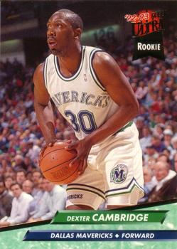 1992-93 Fleer Ultra Dexter Cambridge RC #245 Dallas Mavericks