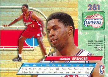 1992-93 Fleer Ultra Elmore Spencer #281 Los Angeles Clippers
