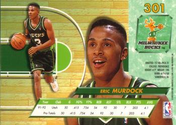 1992-93 Fleer Ultra Eric Murdock  #301 Milwaukee Bucks
