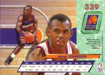 1992-93 Fleer Ultra Frank Johnson  #339 Phoenix Suns