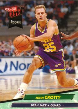 1992-93 Fleer Ultra John Crotty RC #362 Utah Jazz