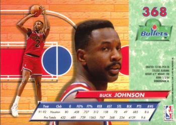 1992-93 Fleer Ultra Buck Johnson  #368 Washington Bullets