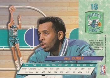 1992-93 Fleer Ultra Dell Curry #18 Charlotte Hornets