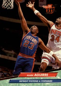 1992-93 Fleer Ultra Mark Aguirre #55 Detroit Pistons