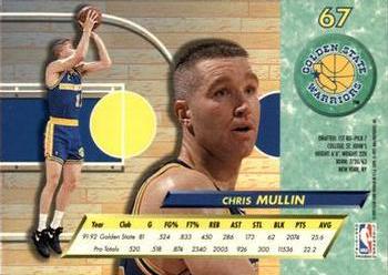 1992-93 Fleer Ultra Chris Mullin #67 Golden State Warriors