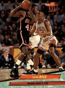 1992-93 Fleer Ultra Glen Rice #101 Miami Heat