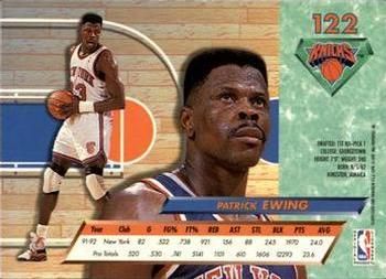1992-93 Fleer Ultra Patrick Ewing #122 New York Knicks