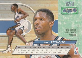 1992-93 Fleer Ultra Jerry Reynolds #131 Orlando Magic