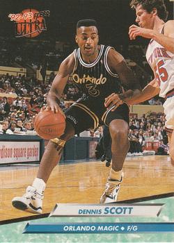 1992-93 Fleer Ultra Dennis Scott #132 Orlando Magic