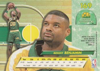 1992-93 Fleer Ultra Benoit Benjamin #169 Seattle SuperSonics