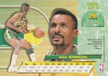 1992-93 Fleer Ultra Eddie Johnson #171 Seattle SuperSonics