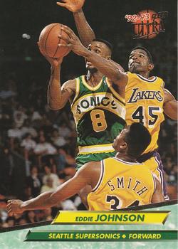 1992-93 Fleer Ultra Eddie Johnson #171 Seattle SuperSonics
