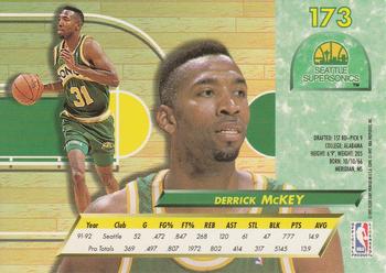 1992-93 Fleer Ultra Derrick McKey #173 Seattle SuperSonics