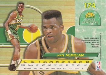 1992-93 Fleer Ultra Nate McMillan #174 Seattle SuperSonics