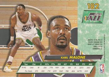 1992-93 Fleer Ultra Karl Malone #182 Utah Jazz
