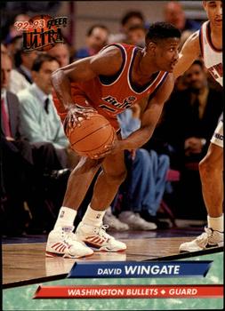 1992-93 Fleer Ultra David Wingate #192 Washington Bullets