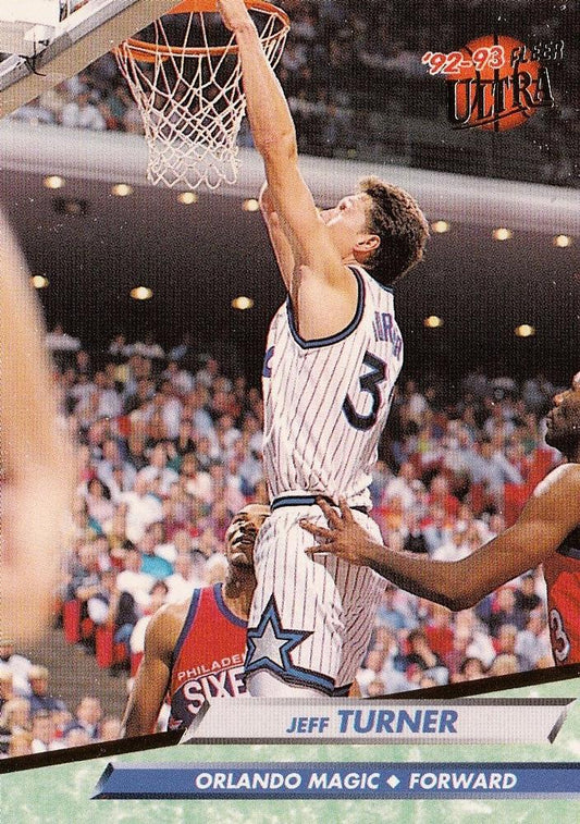 1992-93 Fleer Ultra Jeff Turner  #330 Orlando Magic