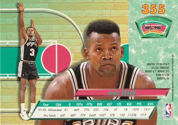 1992-93 Fleer Ultra Dale Ellis  #355 San Antonio Spurs
