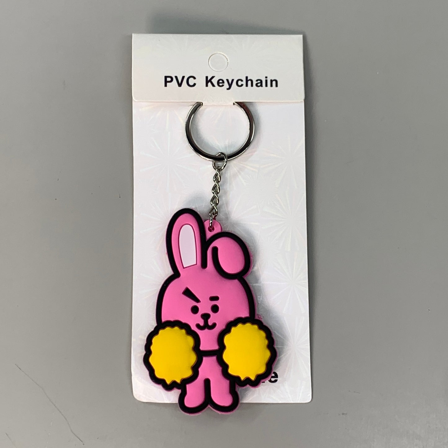 BTS 3-PACK! Kpop Korean Little Figure Tag Keychains of Characters Tata, RJ & Cooky (New)