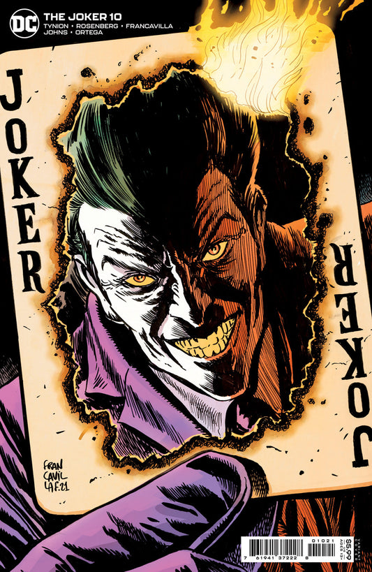 Joker #10 B Francesco Francavilla Variant Playing Card (12/14/2021) Dc