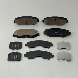 BECK ARNLEY Disc Brake Pads Ceramic and Metallic Fibers NPO-122W-SA