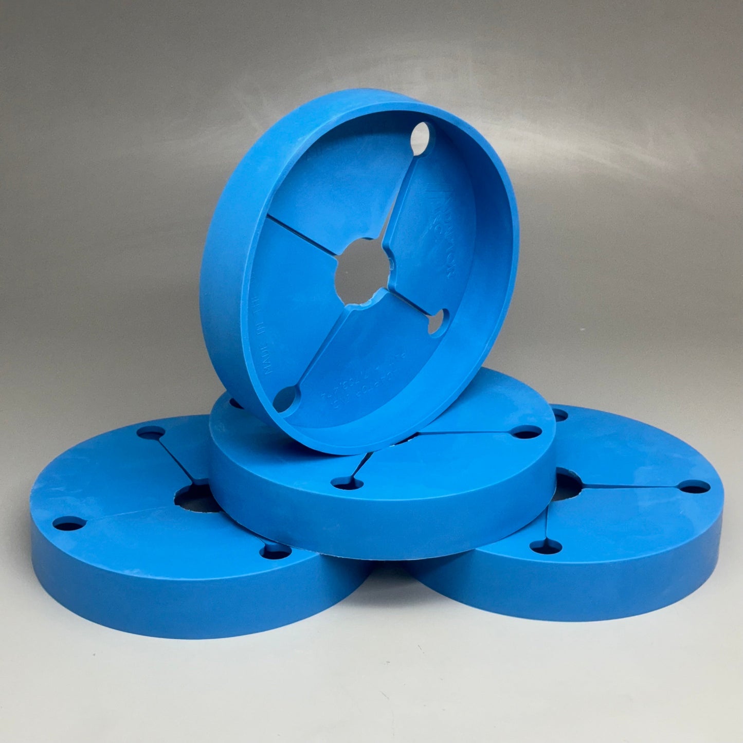 ADAPTOR INC Multifit Adapter Open End Thread Protectors I780006 10 1/2”Dx2”H Rubber Blue