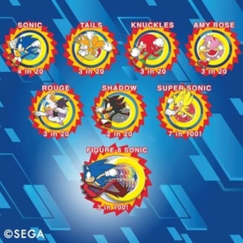 Zen Monkey: Sonic The Hedgehog Character Ring Blind Bag - (1 Bag with 1 Pin)