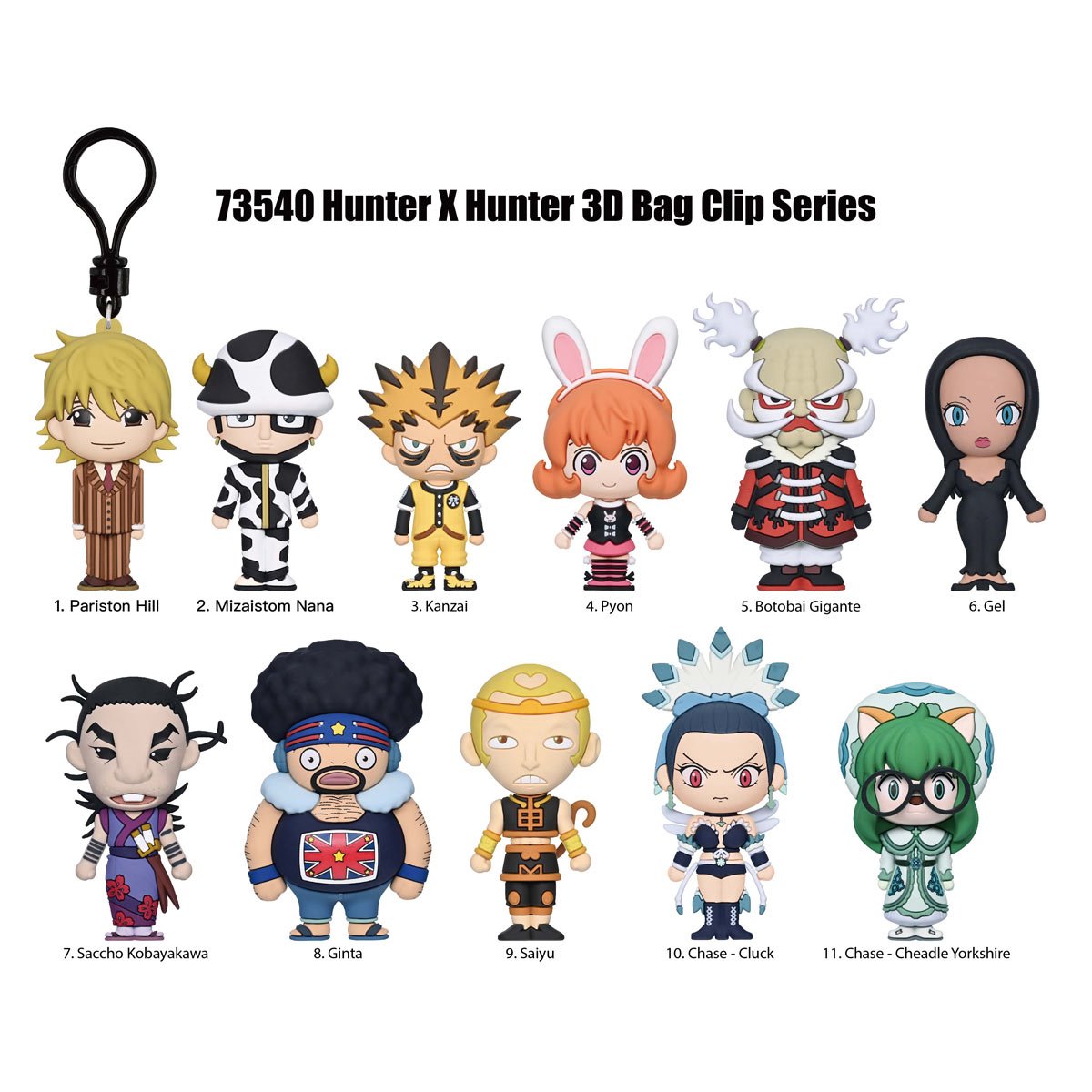 Hunter x Hunter Series 6 3D Foam Blind Bag Clip