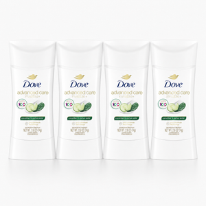 Dove Advanced Care Invisible+ Antiperspirant Deodorant 2.6 Ounce 4 Pack