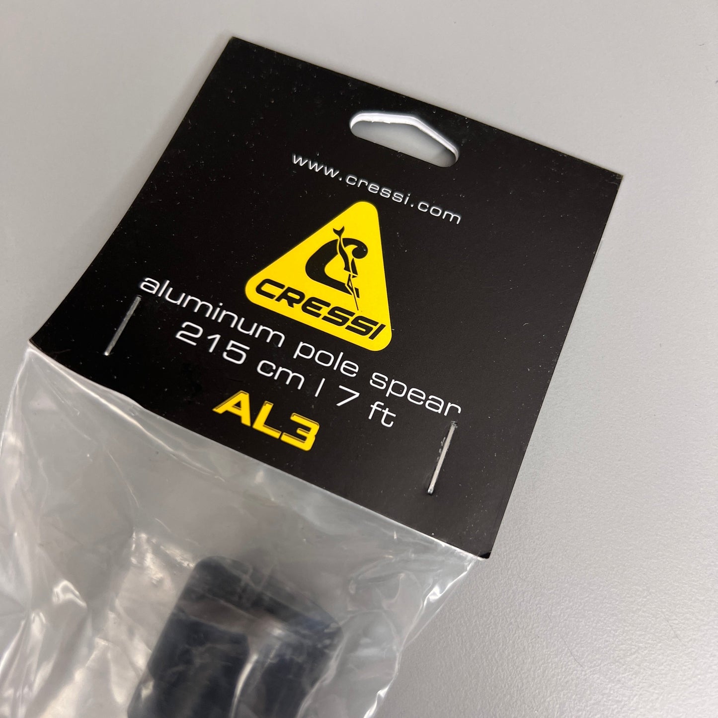 CRESSI Aluminum Pole Spear w/ Paralyzer Tip 3pcs - 6.0 ft Black USX040000 (New)