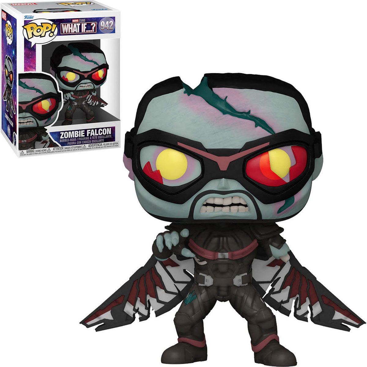 Pop! Marvel: What If...? - Zombie Falcon #942  Vinyl Figure