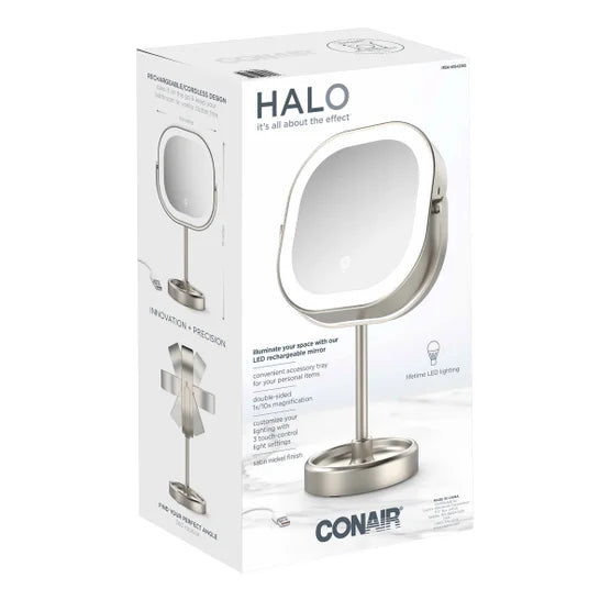 Conair LED Double-Sided 1x/10x Vanity Mirror - No Box