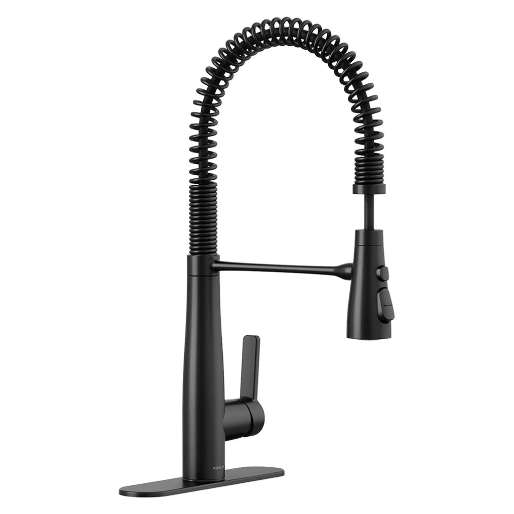 Kohler Vind Semi-Professional Pull-down Kitchen Sink Faucet Matted Black